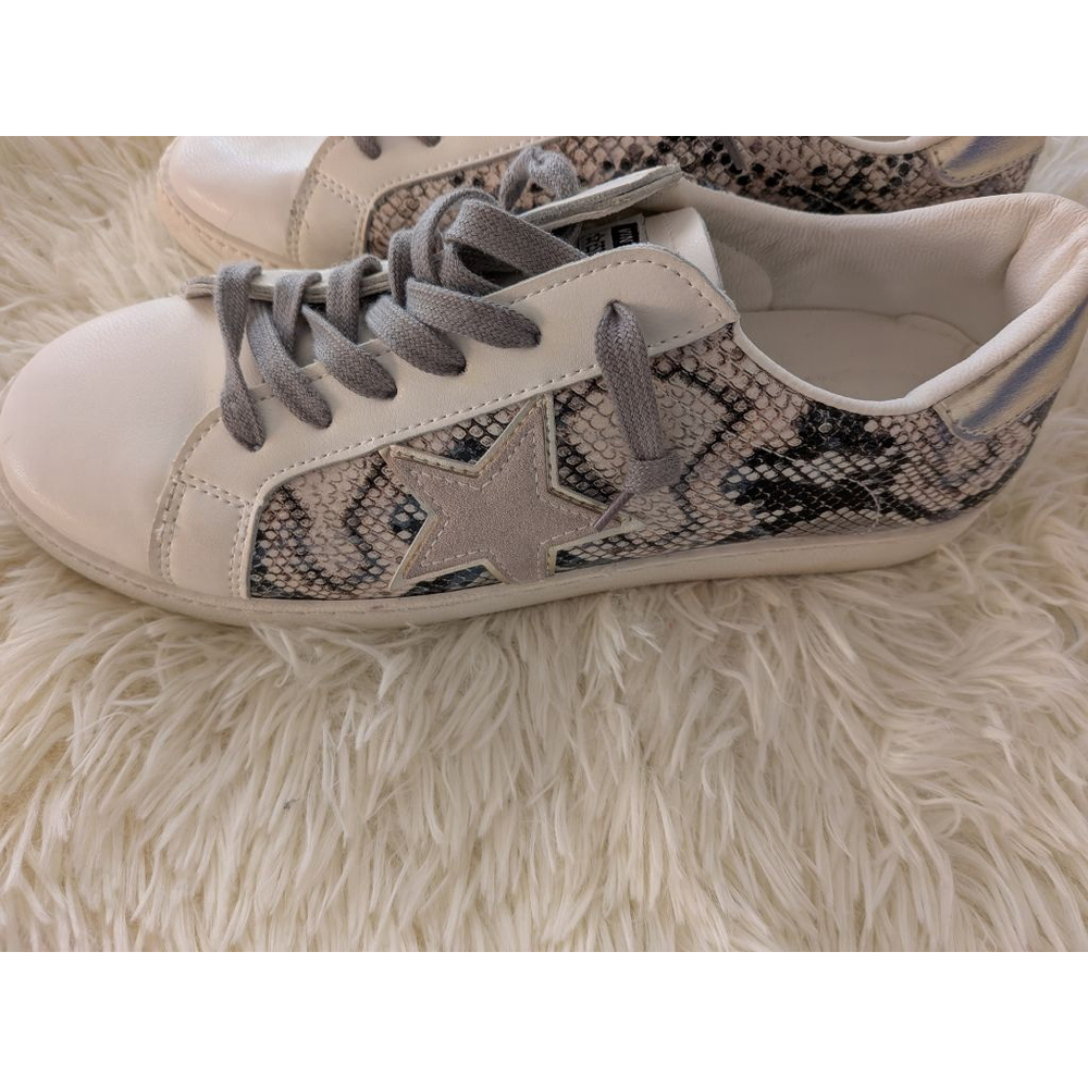 Women's Vintage Havana Bianca Gold Snake Multi Sneakers Size 10 - Picture 8 of 11